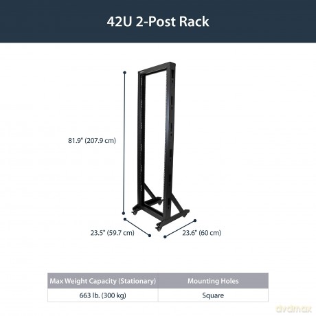 Rack A Telaio Aperto 42u A 2 Staffe