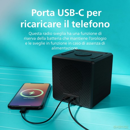 Radiosveglia Fm/Dab+ Specchio