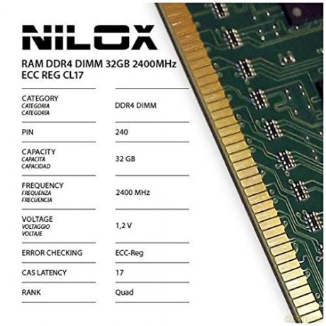 Ram Ddr4 32gb 2400mhz Ecc Reg Cl17