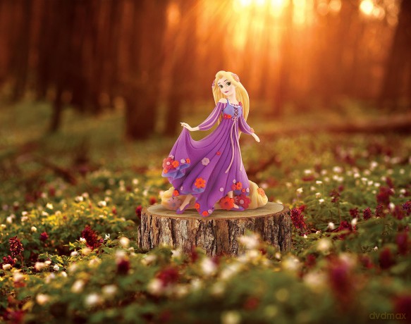 Rapunzel Vestito Floreale