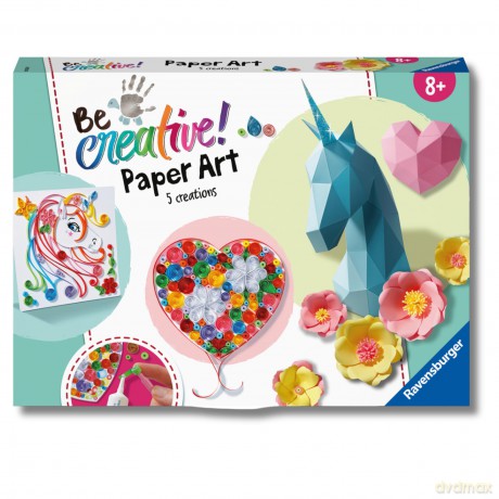 Ravensburger: Be Creative Maxi - Paper Art Unicorn