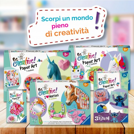 Ravensburger: Be Creative Maxi - Paper Art Unicorn