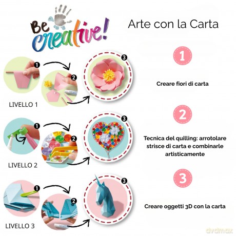 Ravensburger: Be Creative Maxi - Paper Art Unicorn