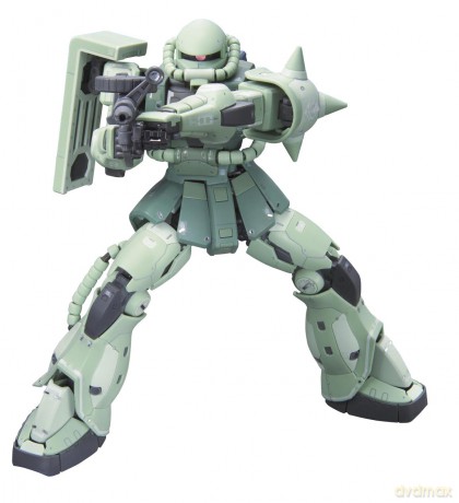 Real Grade Gundam Zaku II MS-06F Mass Model Kit 1/144
