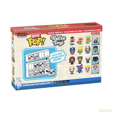 Retro Toys Bitty Pop! Vinyl Figuren 4er-Pack Gi Jo