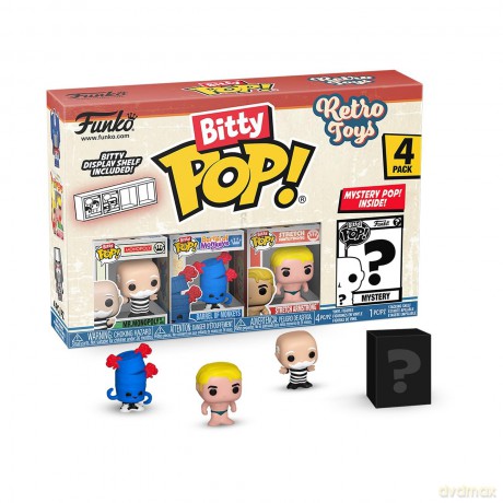 Retro Toys Bitty Pop! Vinyl Figuren 4er-Pack Mr. M