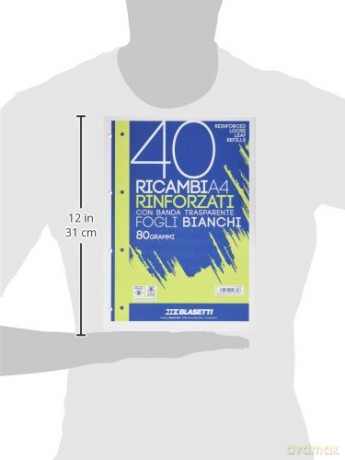 Ricambi A4 Bianco Liscio 40ff