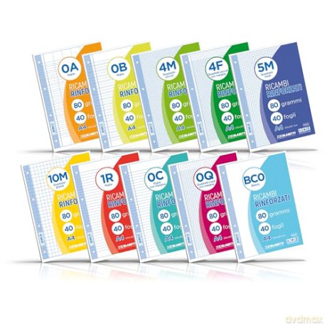 Ricambi A4 Quadri 5mm Q 40ff