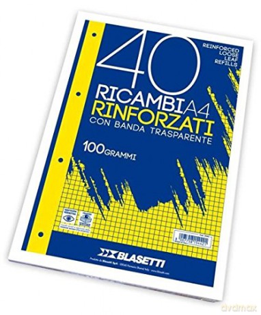 Ricambi A4 Quadri Q 40ff 100gr