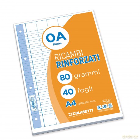 Ricambi A4 Righe 0a 40ff