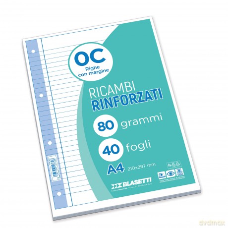 Ricambi A4 Righe 1rc 40ff