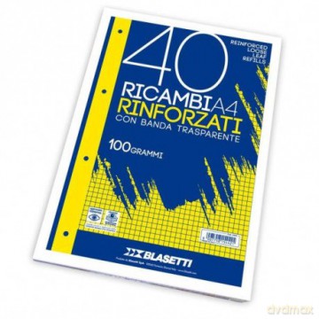 Ricambi A4 Righe A 40ff 100gr