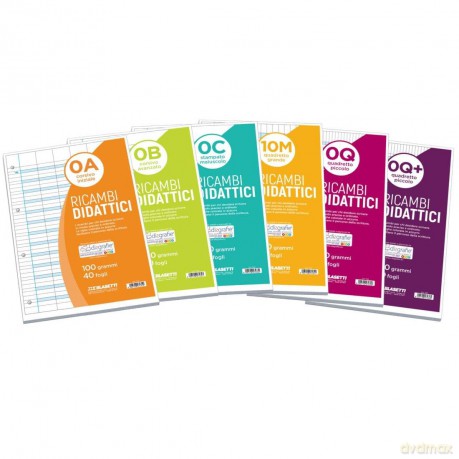 Ricambi Didattici A4 10m 40ff 100gr