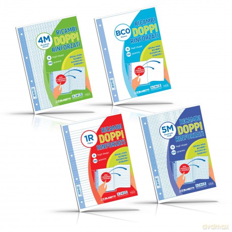 Ricambi Rinf Doppi A4 4m 15ff 100gr