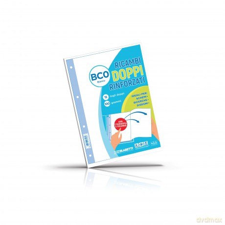 Ricambi Rinf Doppi A4 Bco 15ff 100g