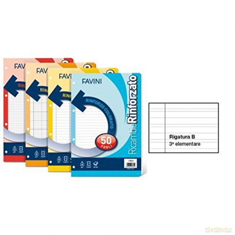 Ricambi Rinforzati A4 80g 30ff B