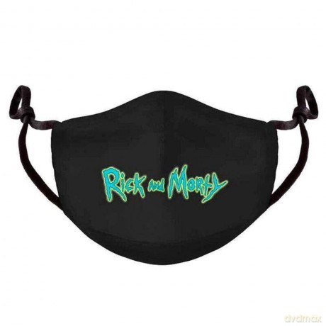 Rick And Morty: Adjustable Shaped Face Mask Multicolor (Mascherina Protettiva)