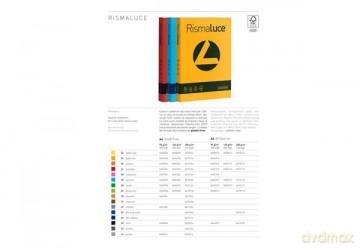Rismaluce A4 200gr Giallo Sole 125f
