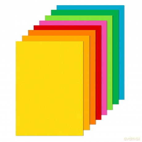 Rismaluce200 Mix 8 Colori Forti A4