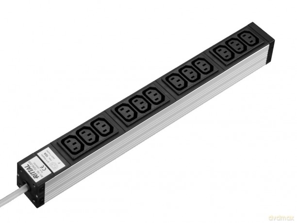 Rittal Steckdosenleiste 48,3cm 12fach KaltgeräTedo