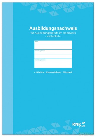 Rnk-Verlag Formularbuch 5051 Ausbildungsnachweis,