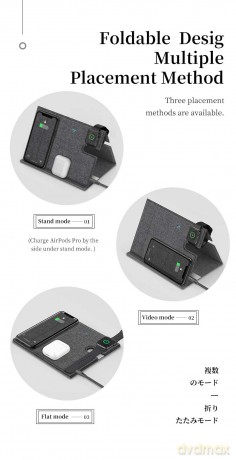 Rock - Caricatore Wireless 3 In 1