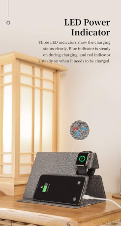 Rock - Caricatore Wireless 3 In 1