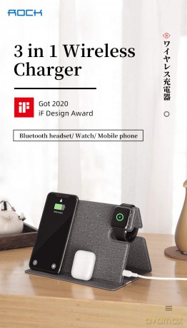 Rock - Caricatore Wireless 3 In 1
