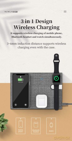 Rock - Caricatore Wireless 3 In 1