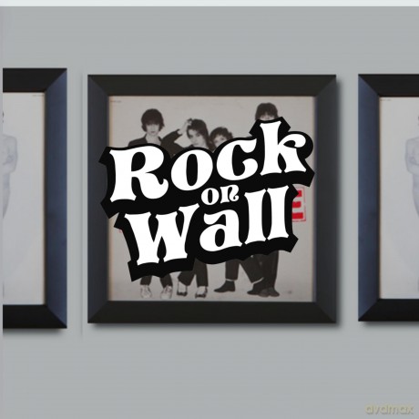 Rock On Wall Row12-Bl 12 Inch Vinyl Art Frame - Black