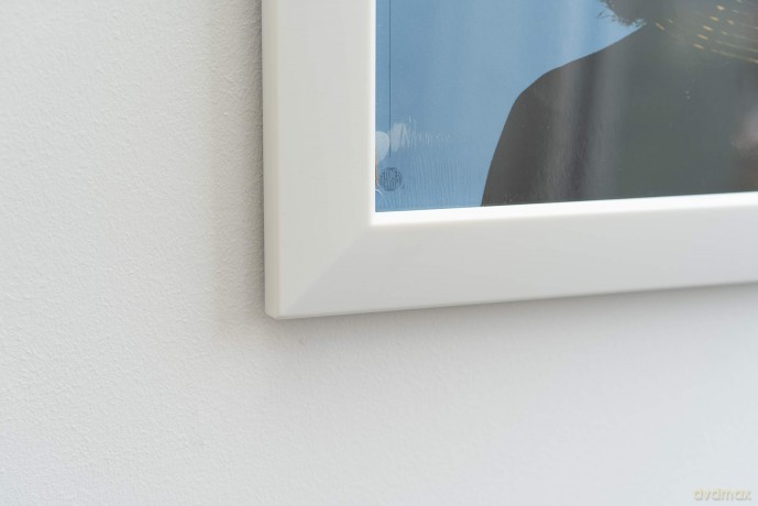 Rock on Wall Row12-Wh 12 Inch Vinyl Art Frame - White