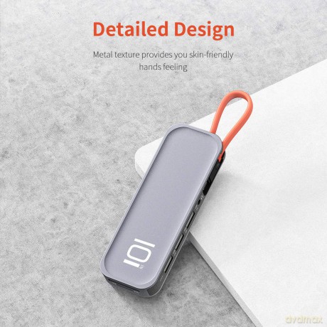 Rock-Hub Usb C Ad Hdmi/Vga 10 In 1