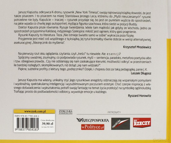 Plus minus. Podręcznik do myślenia - Kapusta Janusz [KSIĄŻKA]