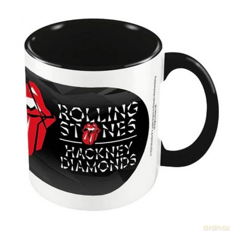 Rolling Stones (Black Diamond) Black Coloured-Inner Mug