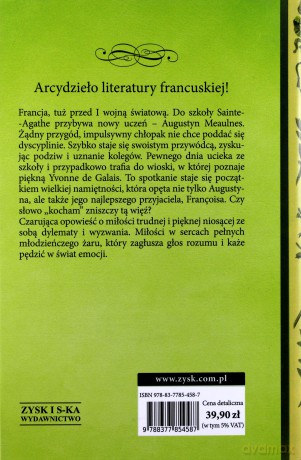 Mój przyjaciel Meaulnes - Fournier Alain [KSIĄŻKA]