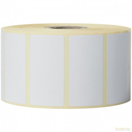 Rotolo 1.900 Etichette Nero Bianco