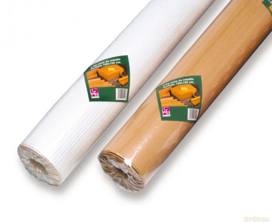 Rotolo Carta Pacco Bianca Ff100x150