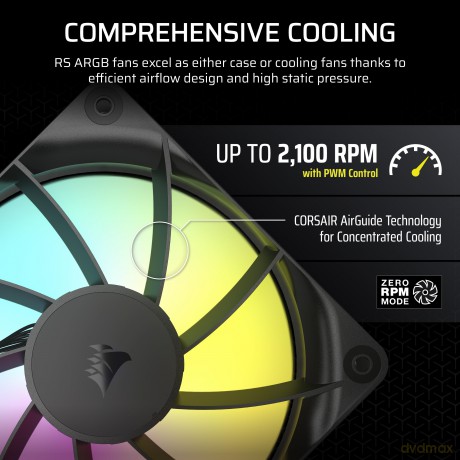 Rs120 Argb 120mm Fan Triple Pack