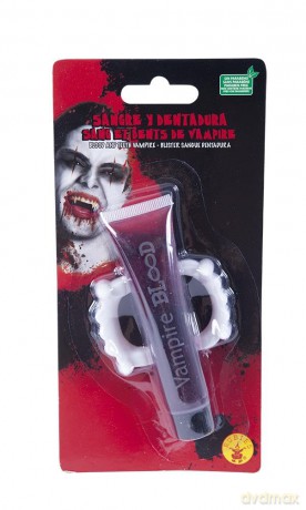 Rubies: Vampires - Blister Sangue E Dentiera Vampiro (Kit Trucco Effetti Speciali)