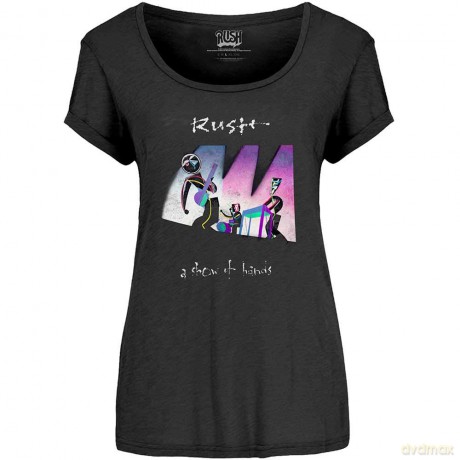 Rush Ladies Tee: Show of Hands (Scoop Neck) (Large)