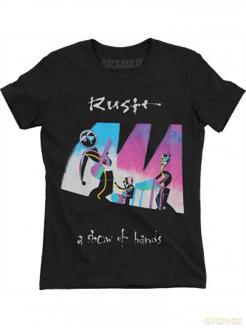 Rush Ladies Tee: Show of Hands (Scoop Neck) (Small)