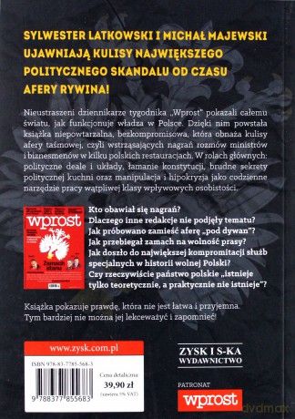 Afera podsłuchowa. Taśmy "Wprost" - Latkowski Sylwester [KSIĄŻKA]