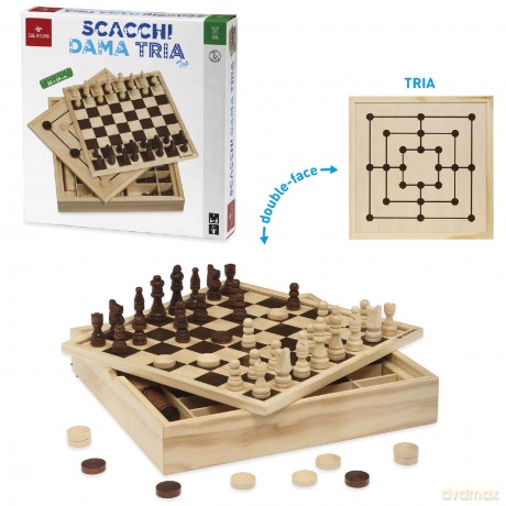 Scacchi Dama Tria Top Cm.30
