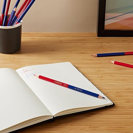 Scatola 12 Pz - Stabilo Bicolore Matita Standard Rosso/Blu