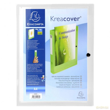 Scatola Archivio 40mm Per A4 Bianco