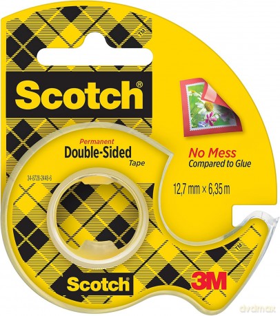 Scotch 768720 Double Sided Adhesive Tape With Dispenser