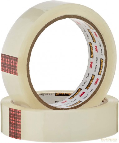 Scotch General Purpose Transparent Office Utility Tape - Clear - 8 Rolls - 19 Mm X 66 M