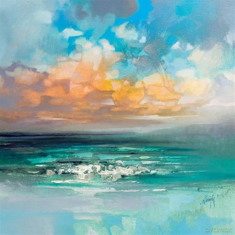 Scott Naismith: Hebridean Waters (Stampa Su Tela 40x40 Cm)