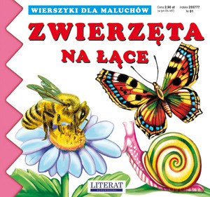 Zwierzęta na łące. Wierszyki dla maluchów - Paruszewska Joanna [KSIĄŻKA]