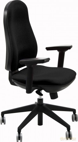 Sedia Oper Ariel Nero+Bracc Regolab